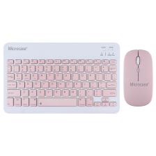 Microcase AL3476 Tablet ve Telefon İçin Pembe Bluetooth Klavye Mouse Seti