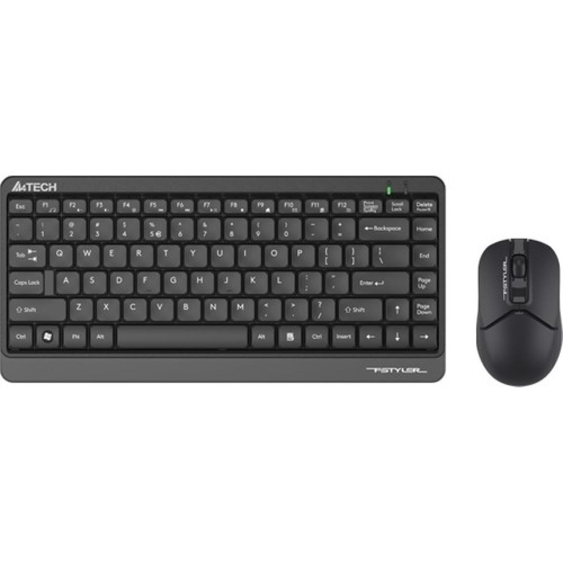 A4 Tech FG1112 Kablosuz Mini Siyah Klavye Mouse Seti