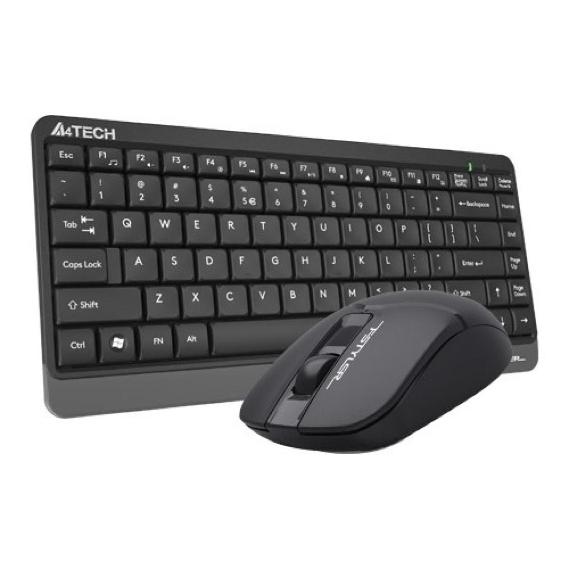 A4 Tech FG1112 Kablosuz Mini Siyah Klavye Mouse Seti
