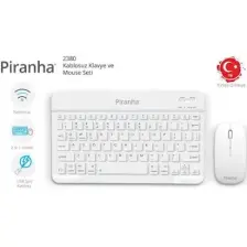 Piranha Bluetooth Kablosuz Klavye ve Mouse Seti