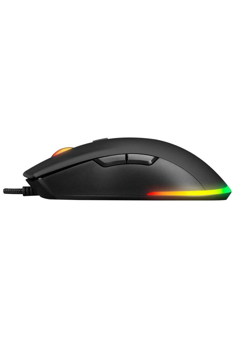 Rampage Km-Rx7 Fortuna V2 Gökkuşağı Aydınlatmalı USB Beyaz Gaming Combo Q Gaming Klavye + 12800 Dpi Mouse