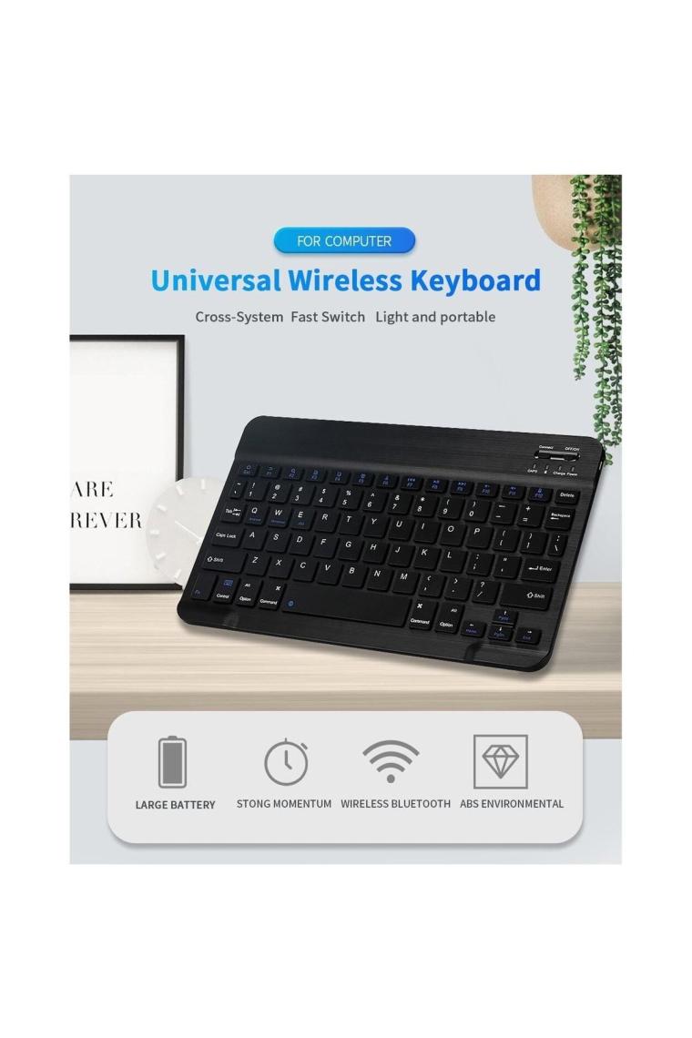 Apera Gn-62 Kablosuz Bluetooth Klavye Mouse Seti Ultra Ince Taşınabilir Ingilizce Q Klavye