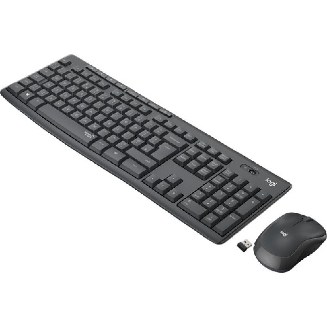 Logitech MK295 Silent Siyah Kablosuz Klavye Mouse Seti
