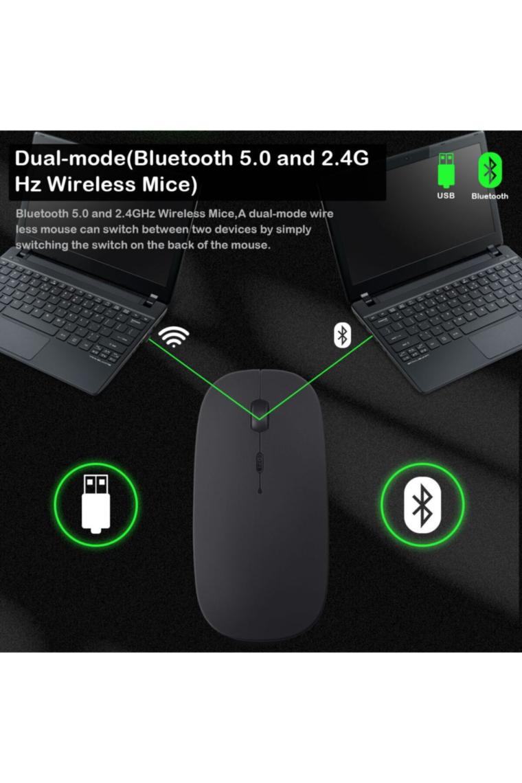Duhaline Apple iPad 8. Nesil A2270-A2428 10.2" Tablet Için Uyumlu Slim Şarjlı Bluetooth Klavye ve Mouse Seti