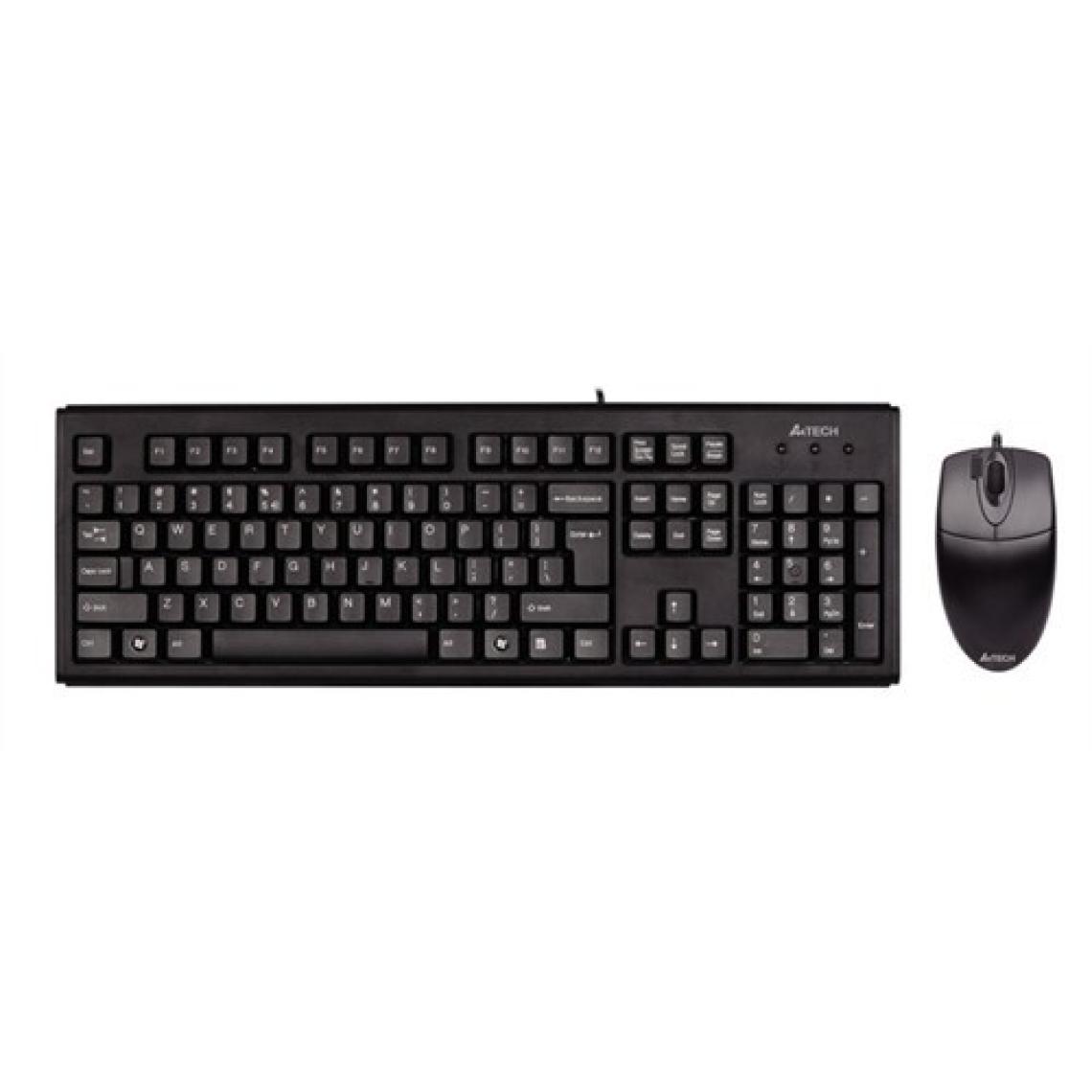A4 TECH KM-72620D USB Q Trk Optic Mouse Siyah Multimedya Klavye - Mouse Set