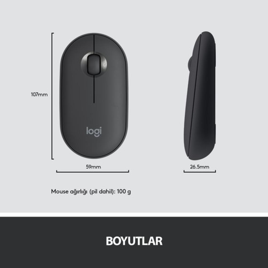Logitech MK470 Siyah Kablosuz Klavye Mouse Seti