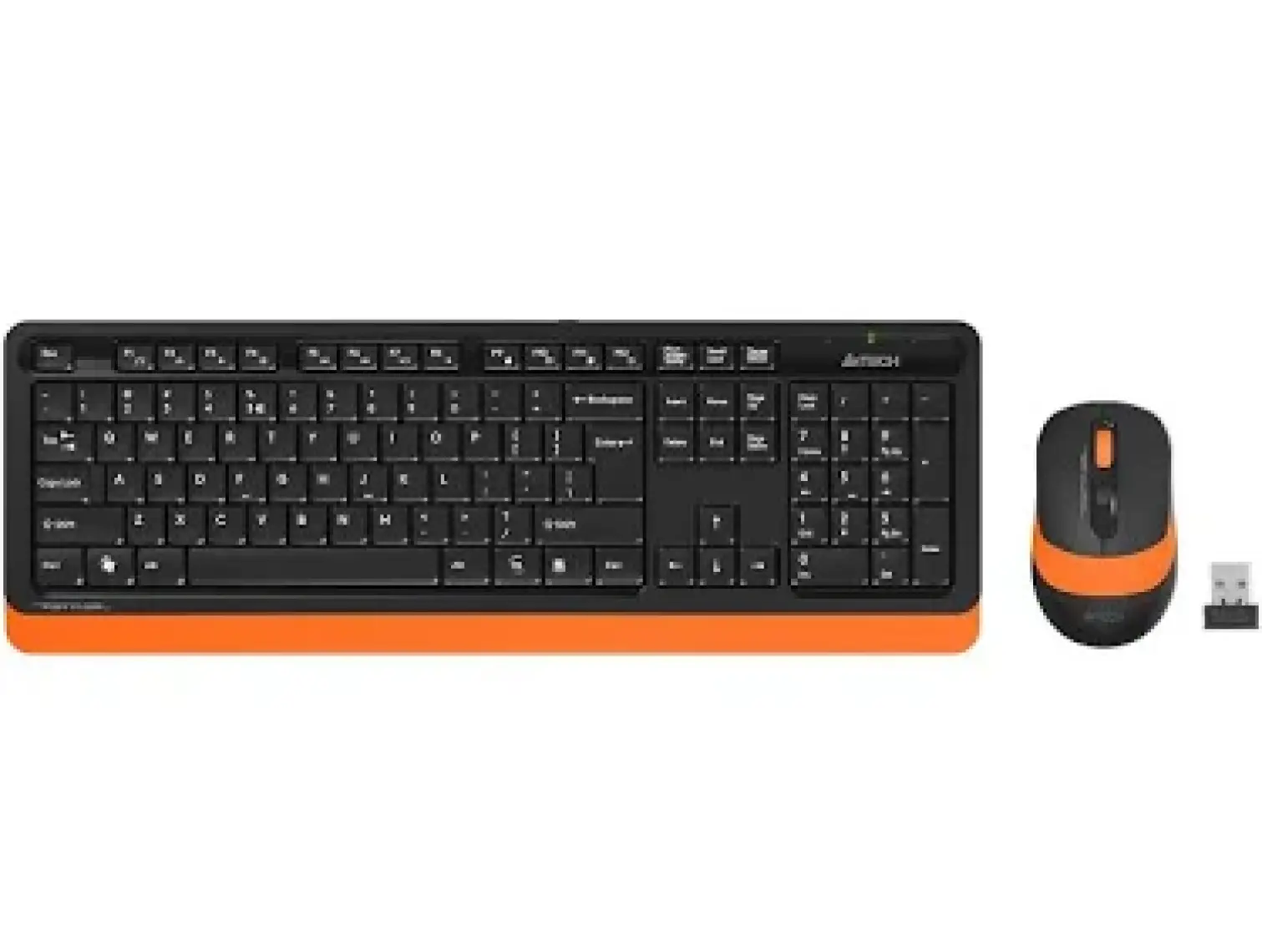 A4Tech FG1010 Kablosuz Q Trk Optic Mouse Siyah/Gri Multimedya Klavye - Mouse Set