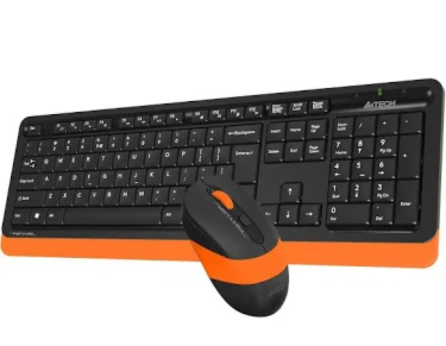 A4Tech FG1010 Kablosuz Q Trk Optic Mouse Siyah/Gri Multimedya Klavye - Mouse Set