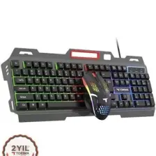 TMK-03 Siyah Gaming Rgb Işıklı Kablolu Q Klavye Ve Mouse Seti