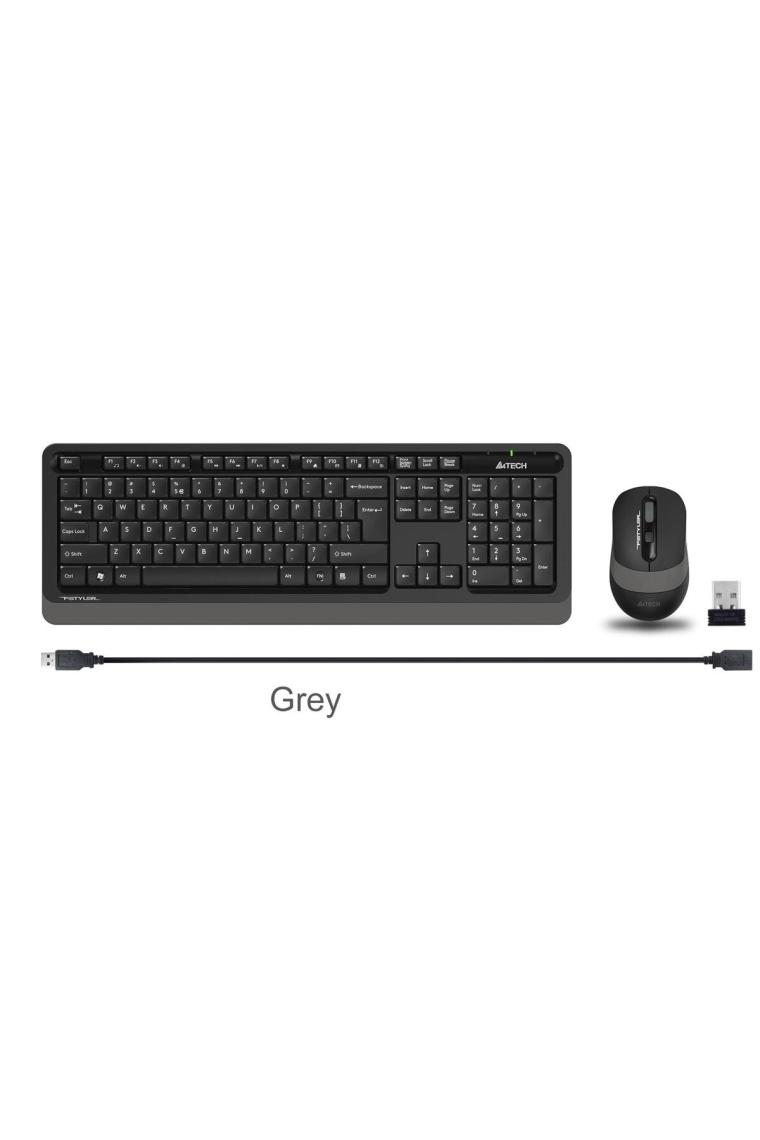A4 Tech FG1010 Kablosuz Siyah-Gri Klavye Mouse Seti