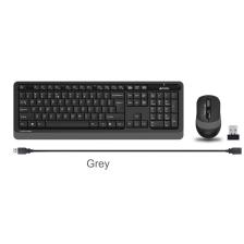 A4 Tech FG1010 Kablosuz Siyah-Gri Klavye Mouse Seti