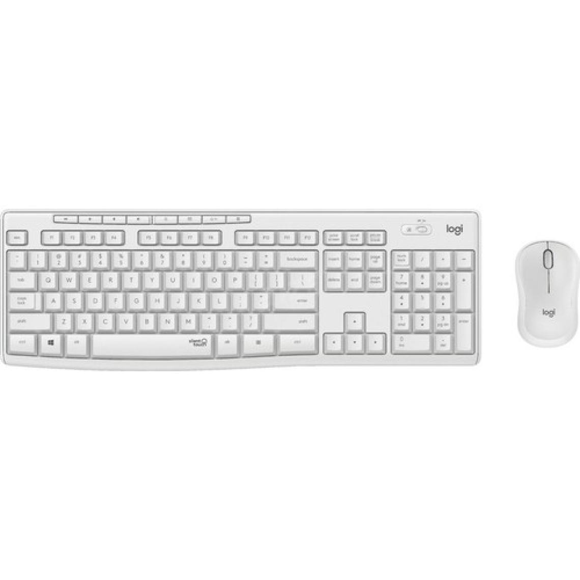 Logitech 920-010089 MK295 Kablosuz Beyaz Klavye Mouse Set