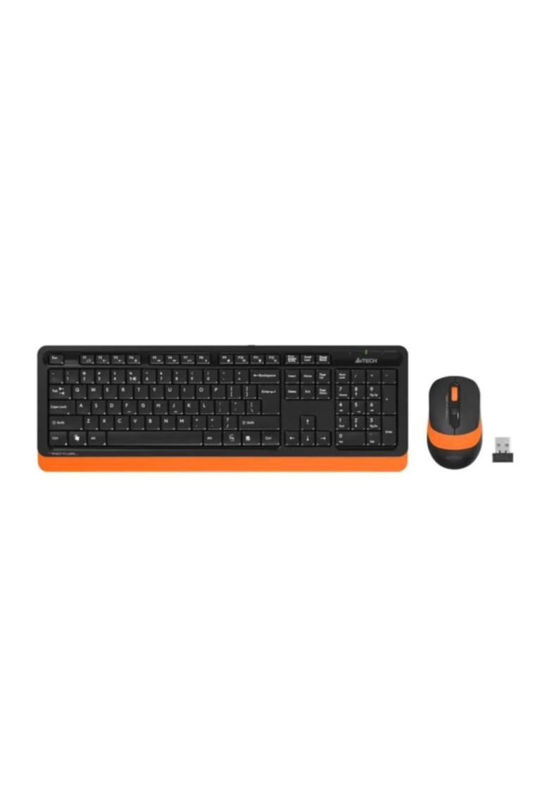 A4 Tech FG1010 Kablosuz Siyah-Turuncu Klavye Mouse Seti