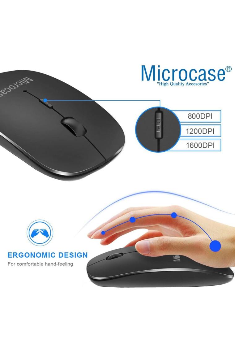 Microcase Tablet ve Telefonlar Için Bluetooth Touchpad Klavye ve Mouse Set - AL3560