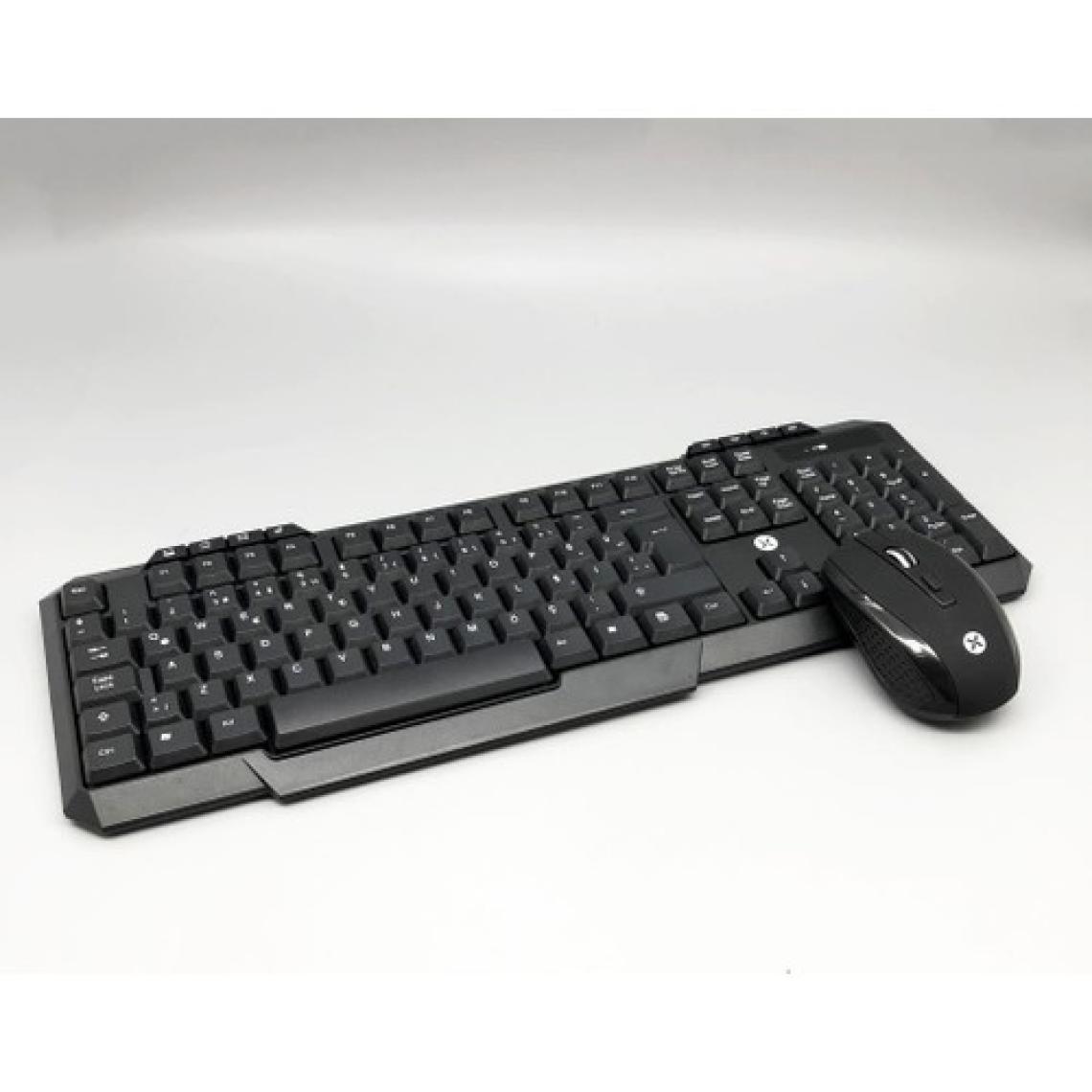 Dexim KM-317 Slim Kablosuz Klavye Mouse Seti - Siyah