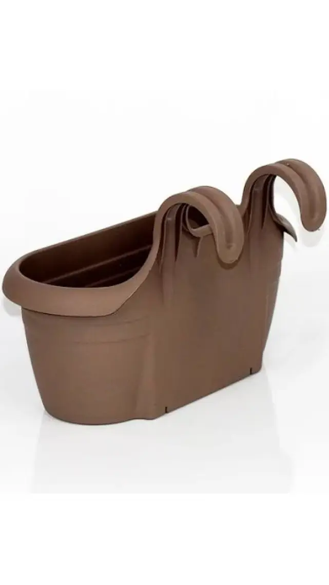 Poliwork Nergiz Kolay Askı Balkon Saksısı 40 cm 6,5 lt