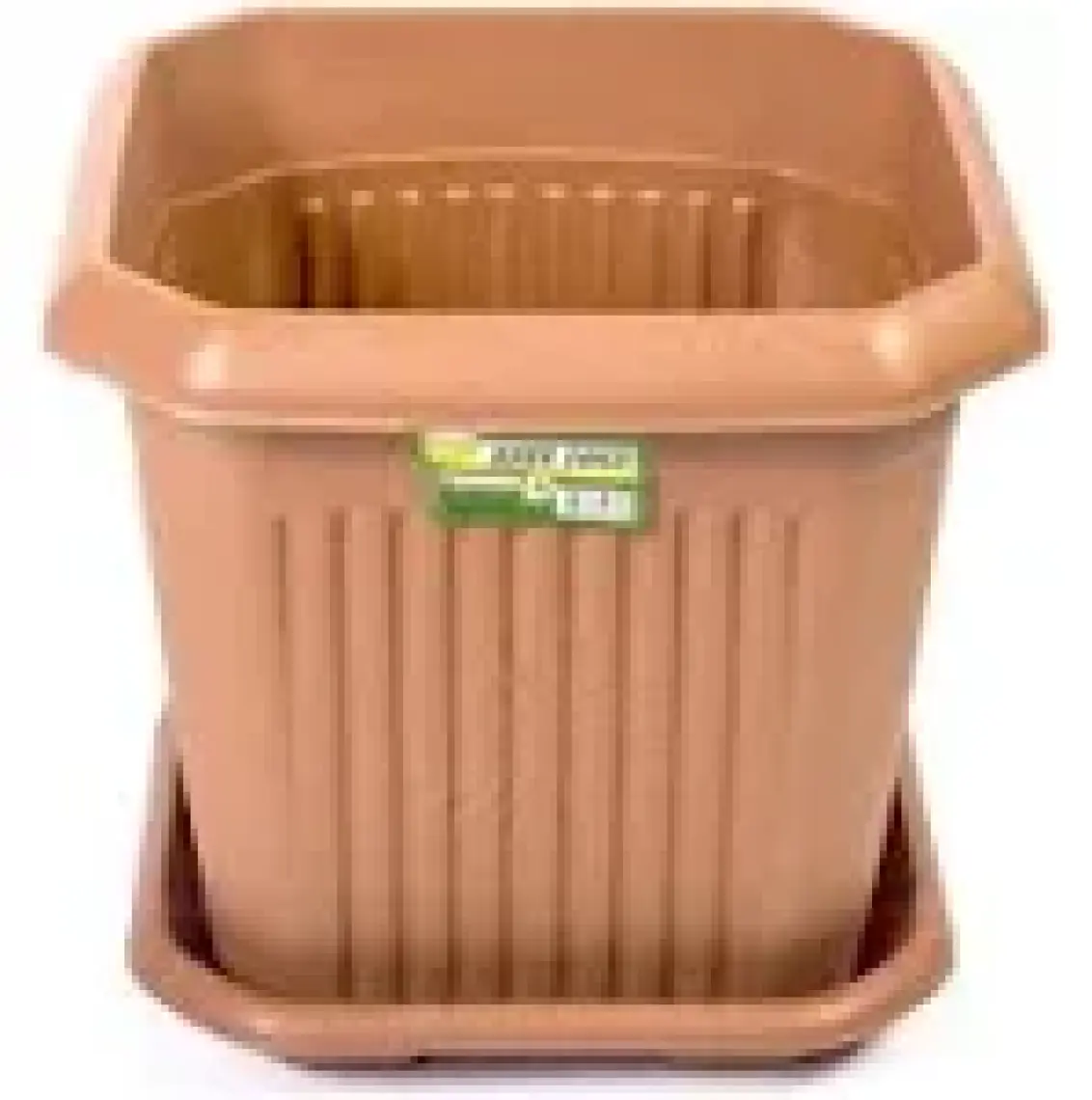 Hak Plastik Kare Saksı No 5 Klasik Bahçe Çiçek Saksısı