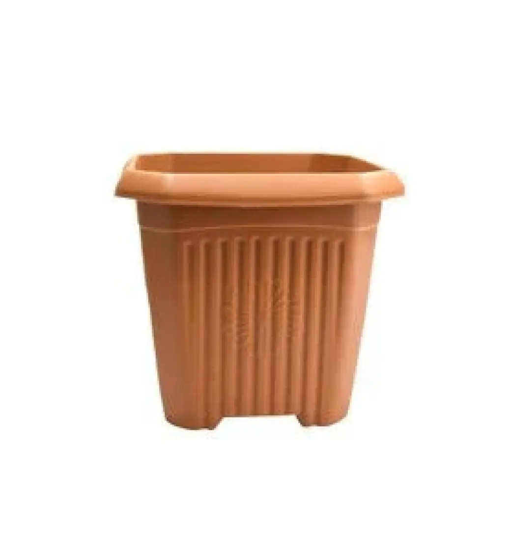 Hak Plastik Kare Saksı No 5 Klasik Bahçe Çiçek Saksısı