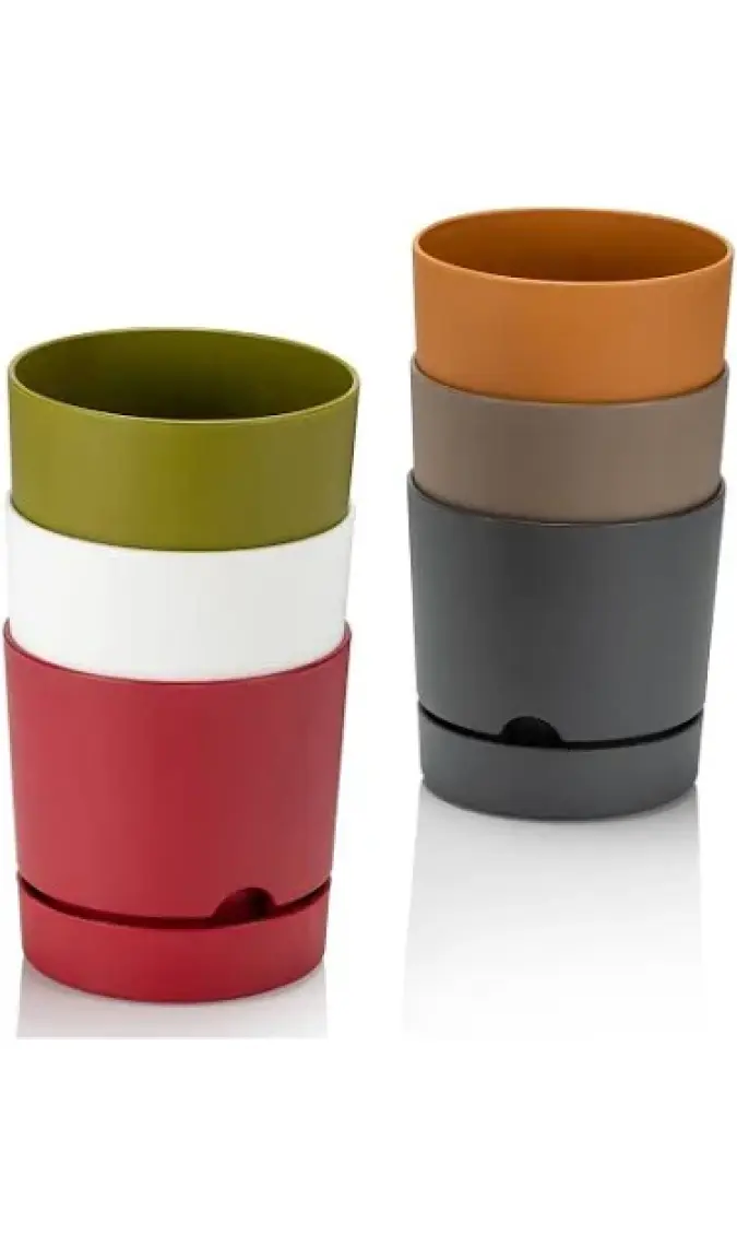 Poliwork Begonya 18 cm Tabaklı Saksı 3,3 lt