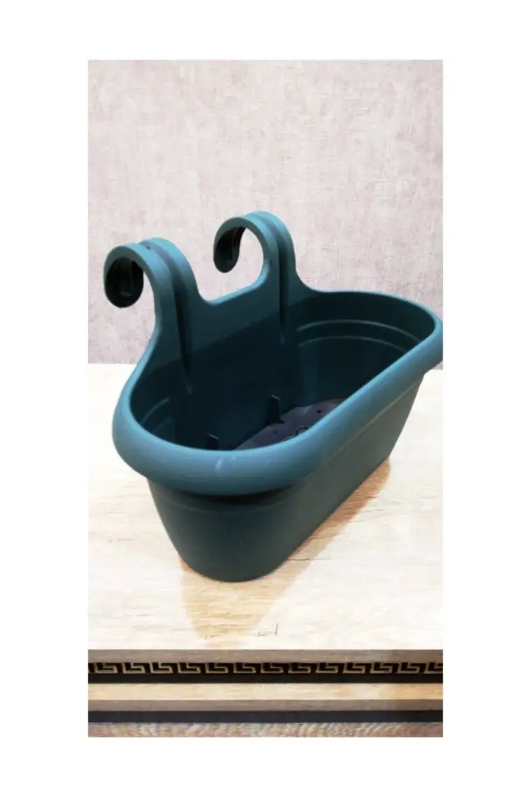Poliwork Nergiz Kolay Askı Balkon Saksısı 40 cm 6,5 lt