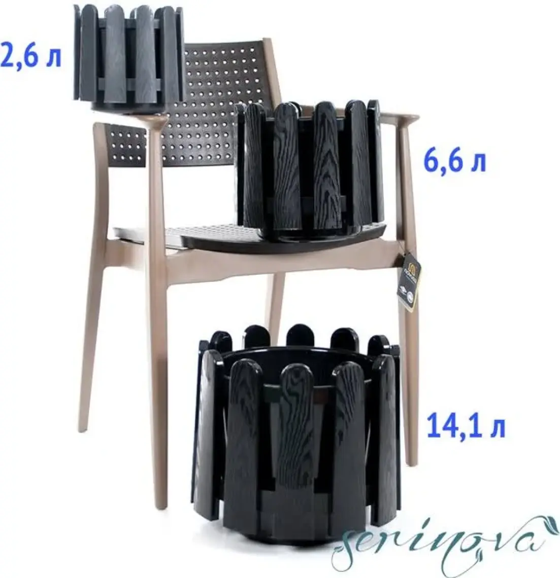 Serinova Yuvarlak Istanbul Saksı 2.6lt