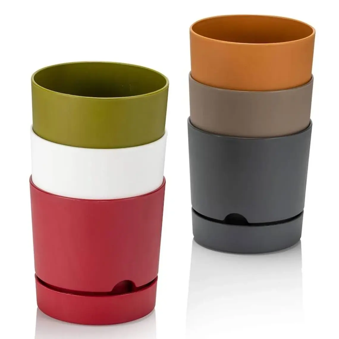 Poliwork Begonya 18 cm Tabaklı Saksı 3,3 lt