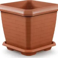 Omnipazar SO-HK04 Hisar Kare Tabaklı Saksı 44 Lt No 4