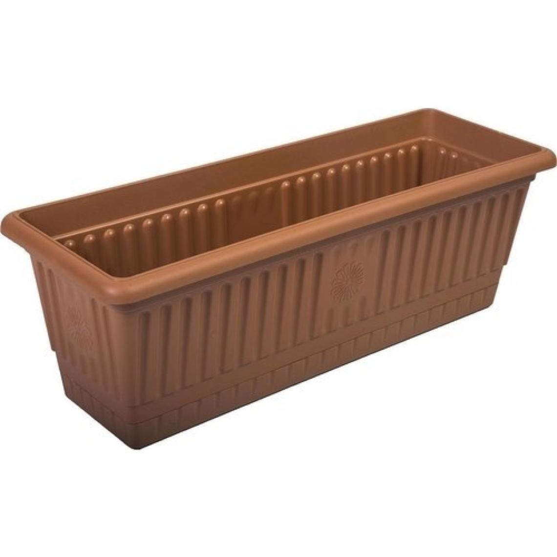 Cosargroup 6'lı Hak Plastik Balkon Saksı Büyük Boy 13 lt 70cm Büyük Boy