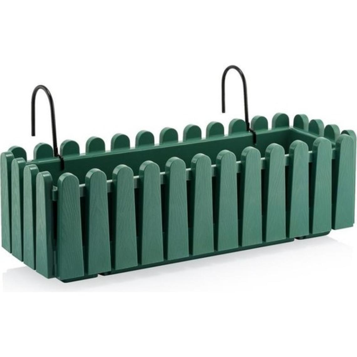 Omnipazar SO-İB02 Yeşil Askılı Balkon Saksı Takım 9 lt No 2 37620