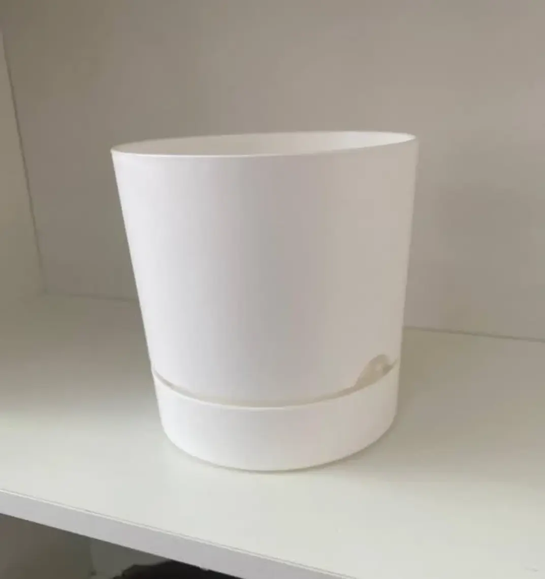 Poliwork Begonya 18 cm Antrasit Tabaklı Saksı