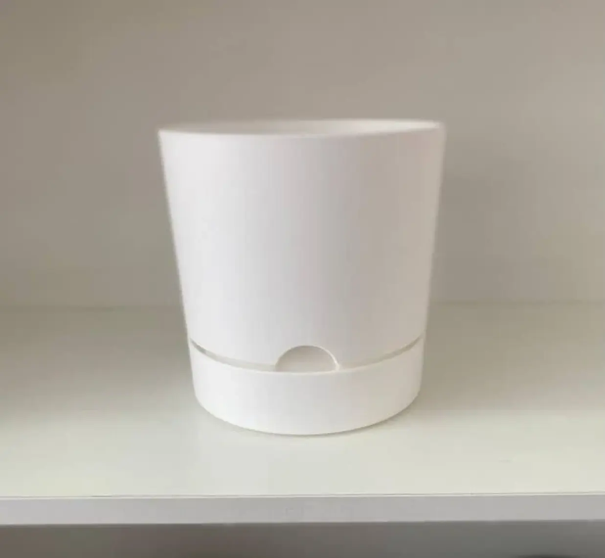 Poliwork Begonya 18 cm Antrasit Tabaklı Saksı