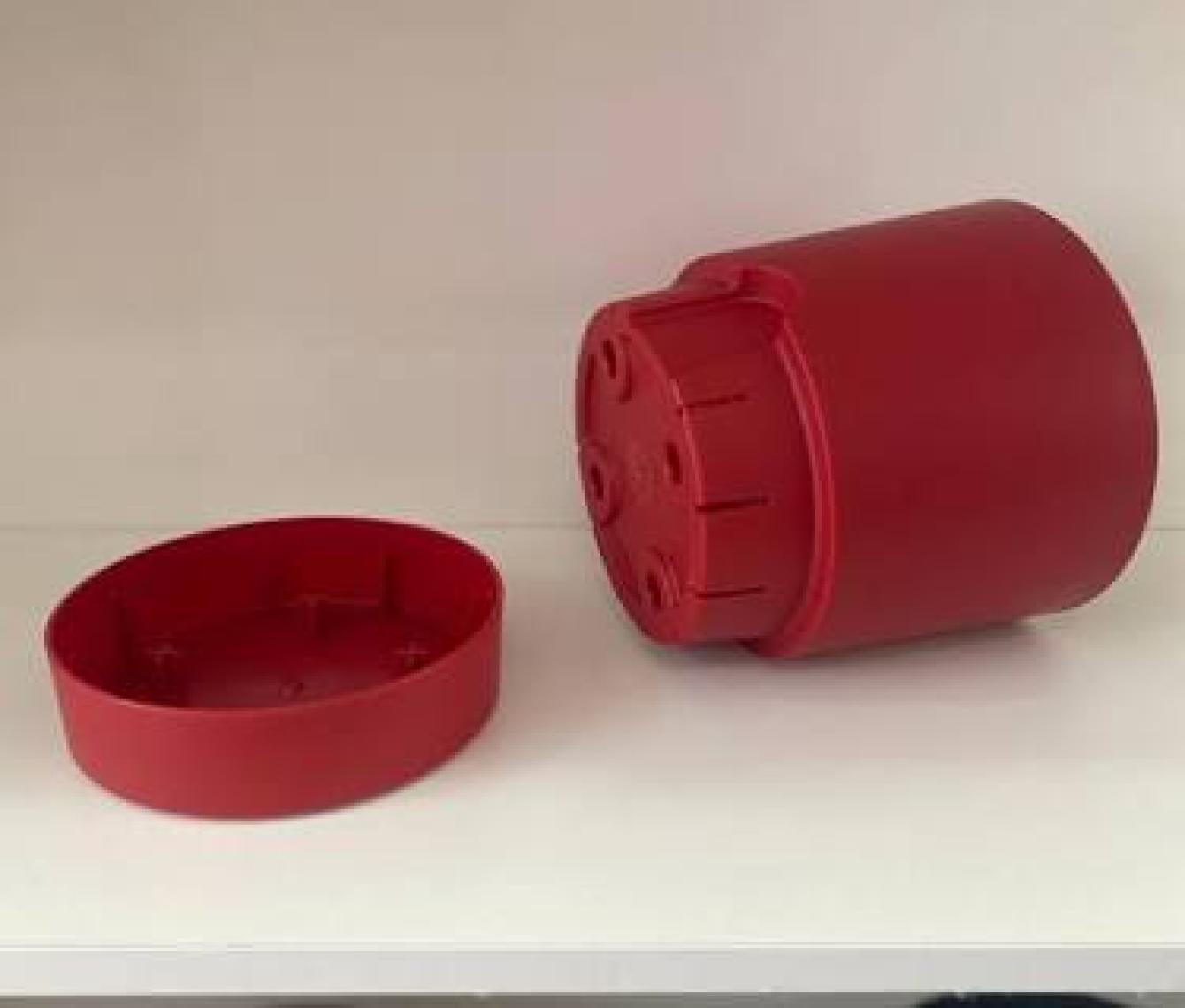 Poliwork Begonya 15 cm Tabaklı Saksı 1,8 lt