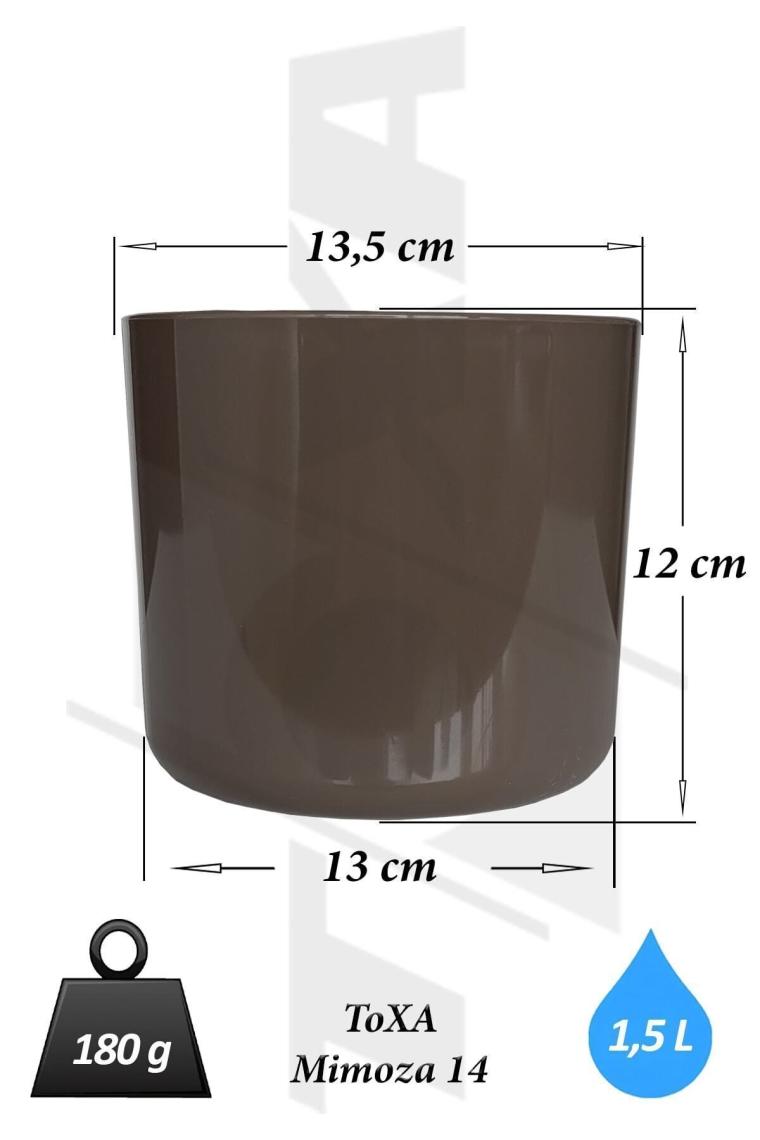 Poliwork Mimoza 14 cm Saksı 1,5 lt