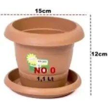 Hak Plastik Antik Saksı No 0 Klasik Bahçe Çiçek Saksısı