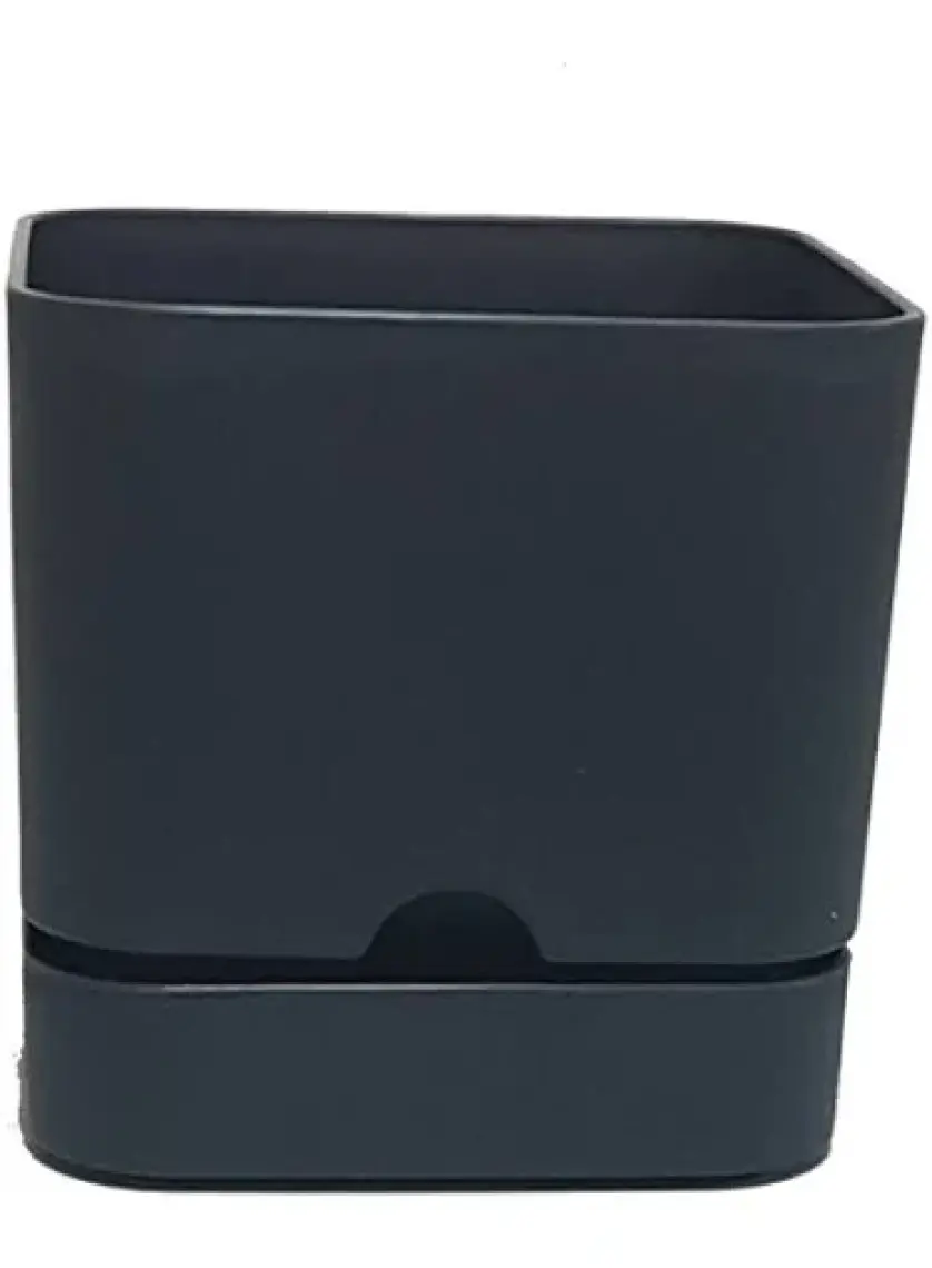 Poliwork Begonya Kare 16 cm Tabaklı Saksı 2,3 lt
