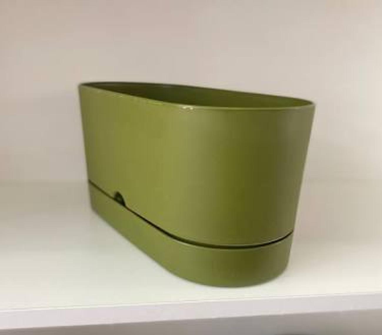 Poliwork Begonya Tabaklı Balkon Saksısı 30 cm 5,5 lt