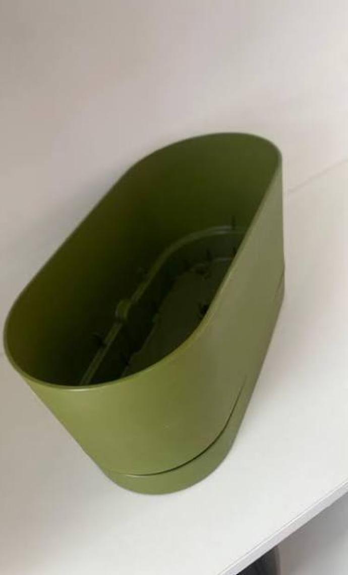 Poliwork Begonya Tabaklı Balkon Saksısı 30 cm 5,5 lt