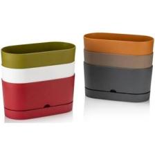 Poliwork Begonya Tabaklı Balkon Saksısı 30 cm 5,5 lt