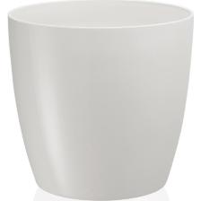 Serinova Yakut Plastik Çiçek Saksısı - 34 cm Çapında, Tüm Bitki Türleriyle Uyumlu, Hafif, Dayanıklı ve 22 Litre Kapasiteli