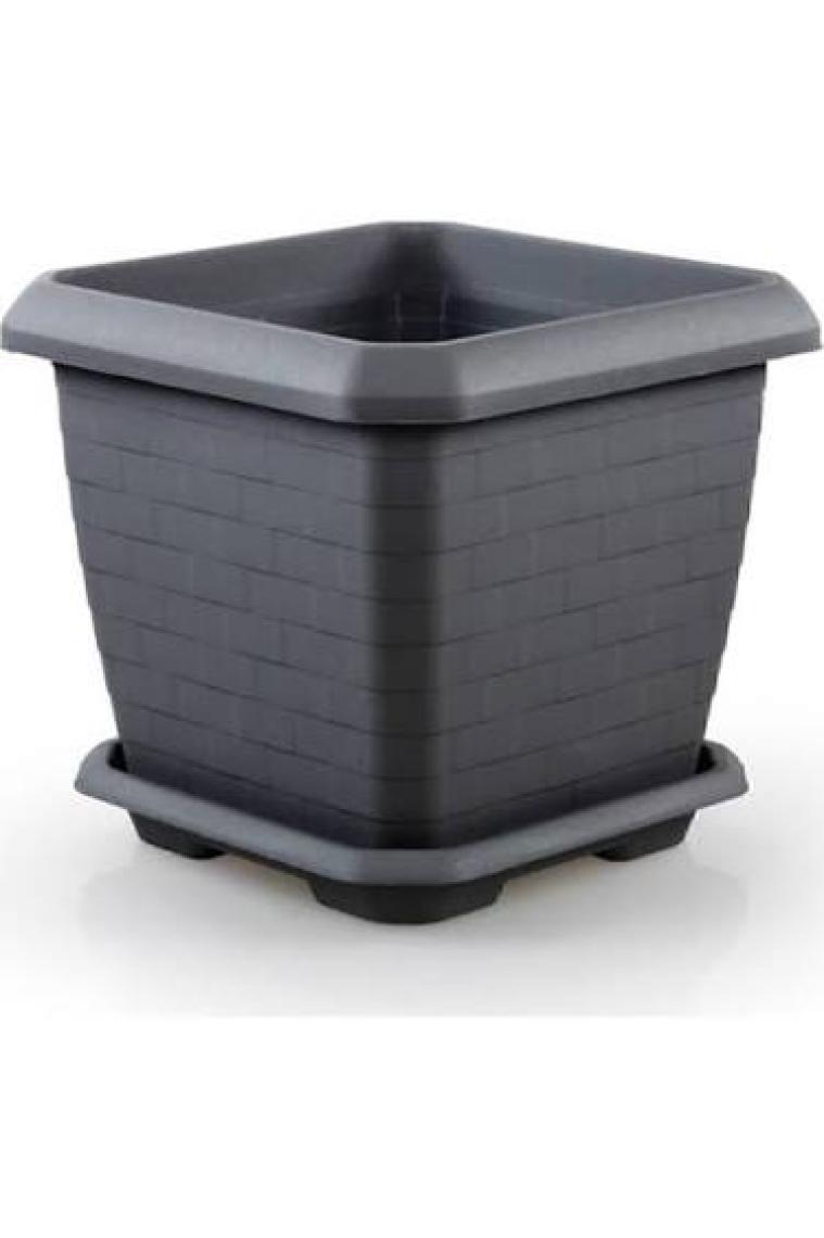 Serinova Hisar Kare Saksı Hk03 25 Lt