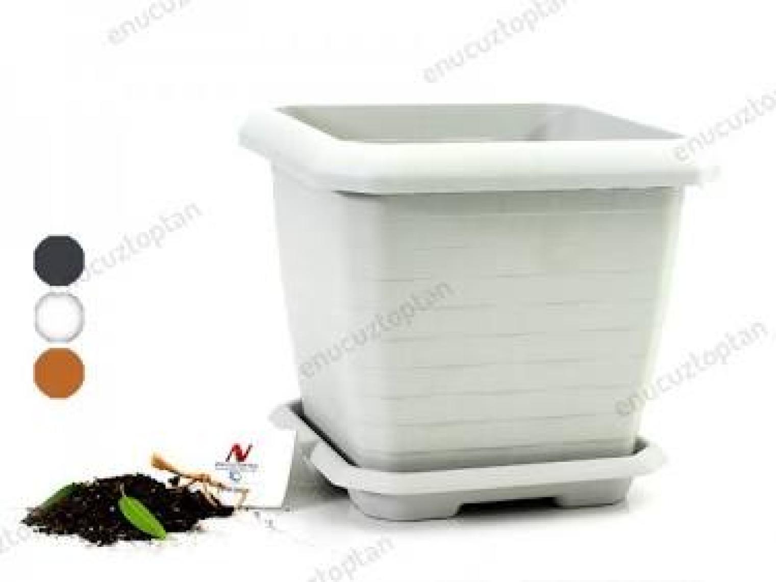 Serinova Hisar Kare Saksı Hk03 25 Lt