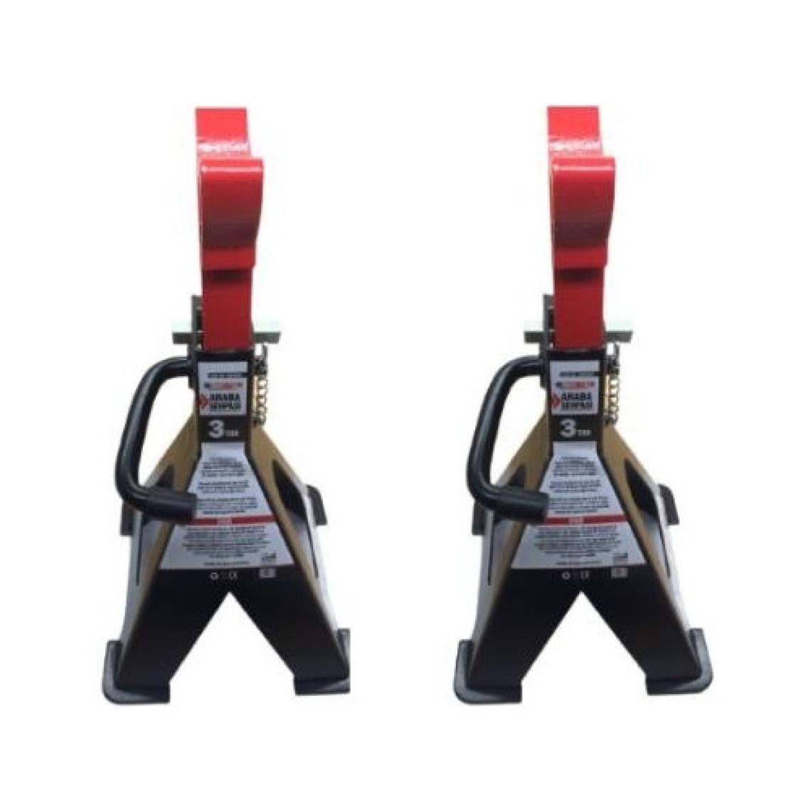 Bay-Tec MK0490 Araba Sehpası Ayaklı Kriko Standı 3 Ton (2'li)