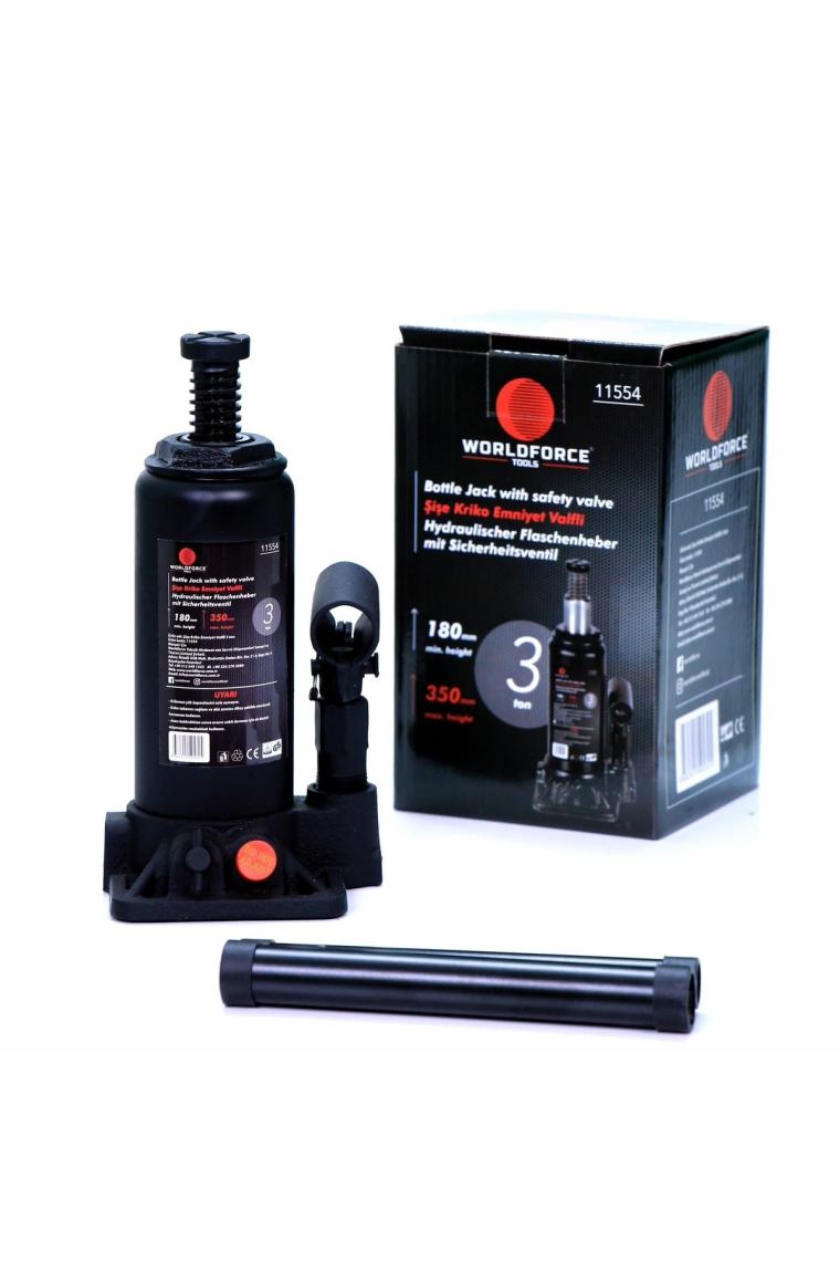 Worldforce Hidrolik Şişe Kriko 3 Ton 180-360MM