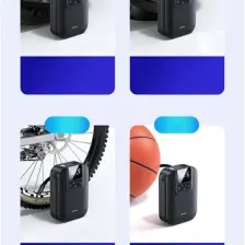 Usams US-ZB215 350PSI 5000MAH Şarjlı Çok Amaçlı Taşınabilir Lastik Hava Pompası