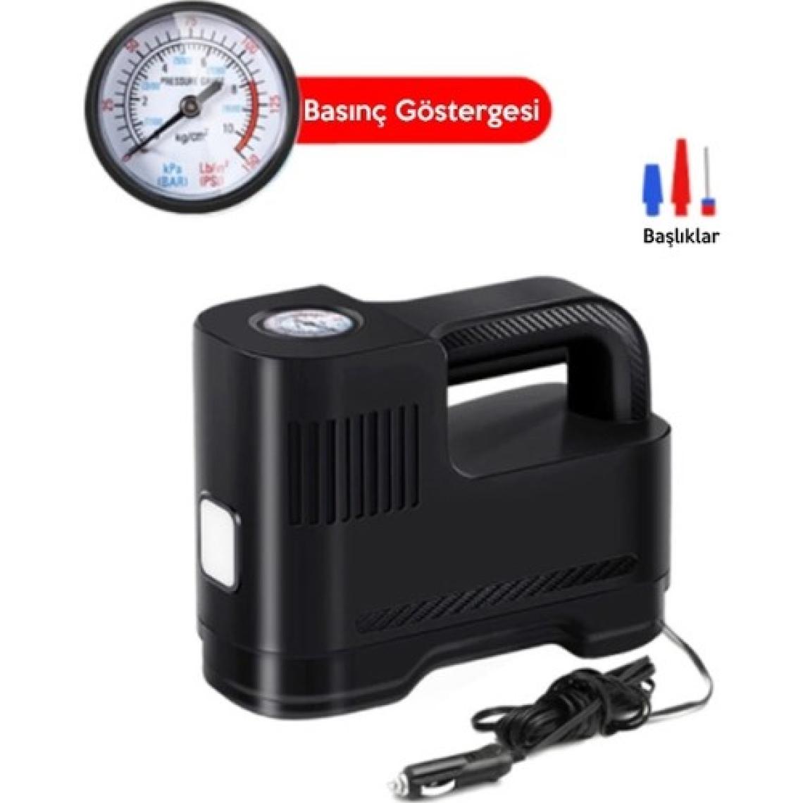 Ally ST-217 12V Taşınabilir Hava Pompası Kompresör Araç Lastik Şişirme Makinesi