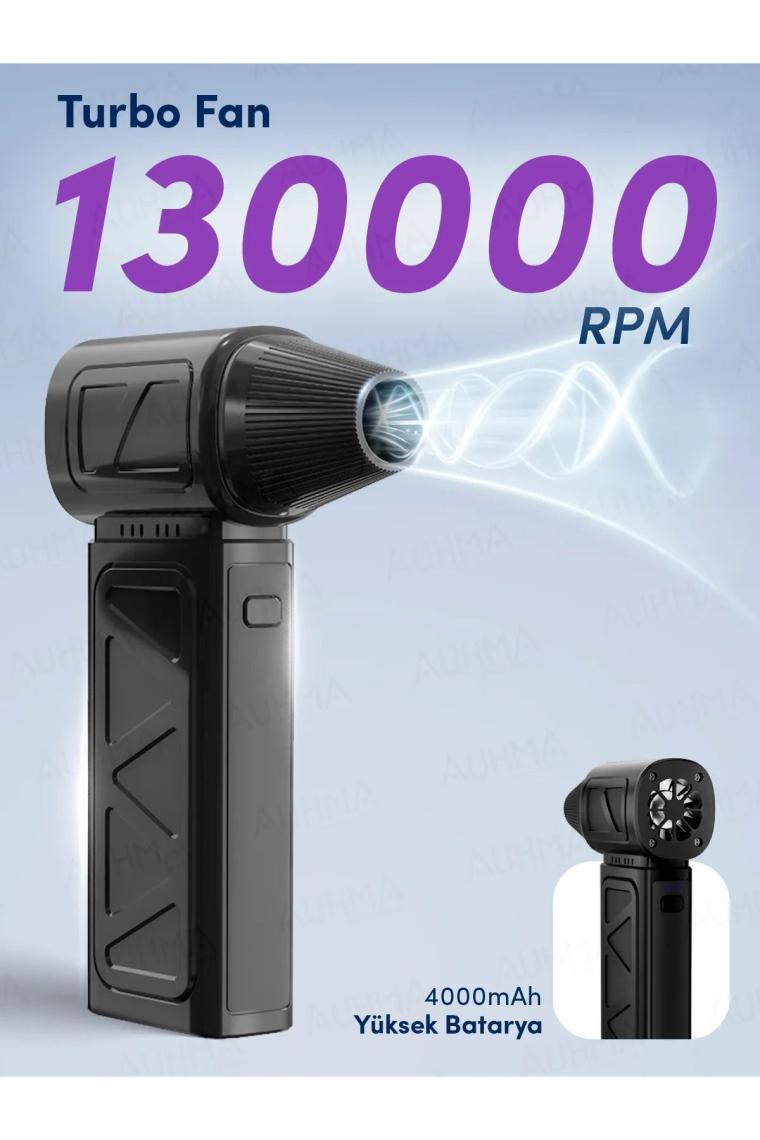 Yeni Turbo Elektrikli Şiddetli Fan Hava Üfleyici Kompresör 130.000RPM Mangal Barbekü Fanı