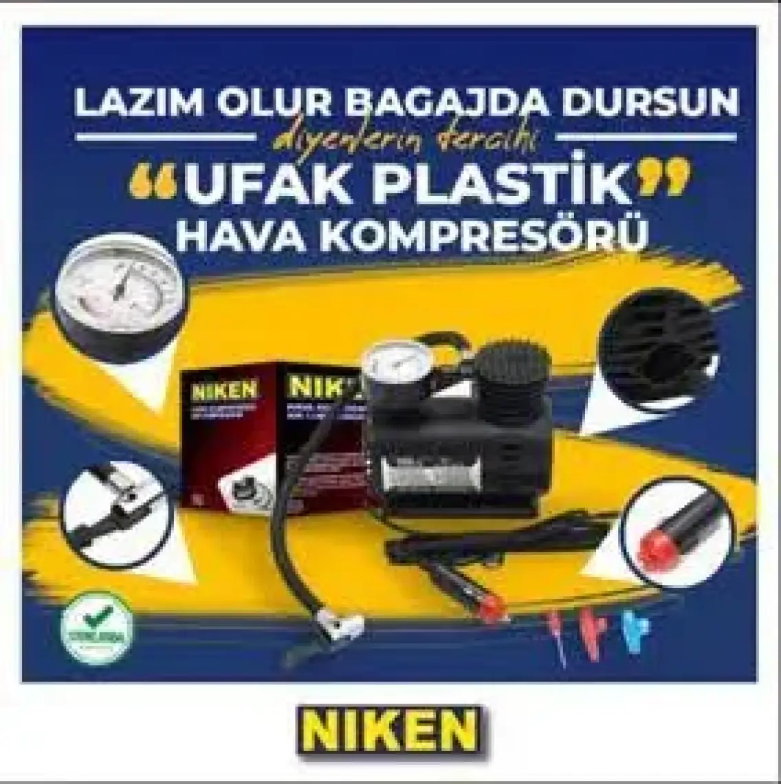 Niken Mini Komprosör Plastik Gövdeli Niken