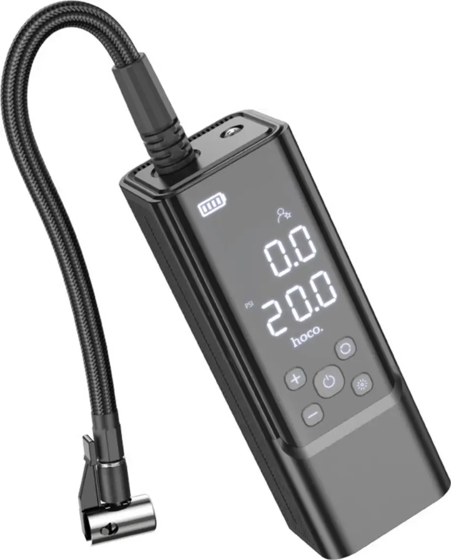Hoco Zp7 Çok Fonksiyonlu Hava Kompresörü Dijital Göstergeli Güçlü 5000 Mah Bataryalı Akıllı Kablosuz