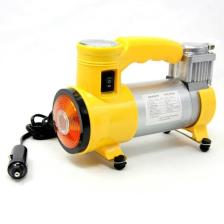Metal Gövdeli Sarı Işıklı Mini Oto Araç Hava Kompresörü 12v