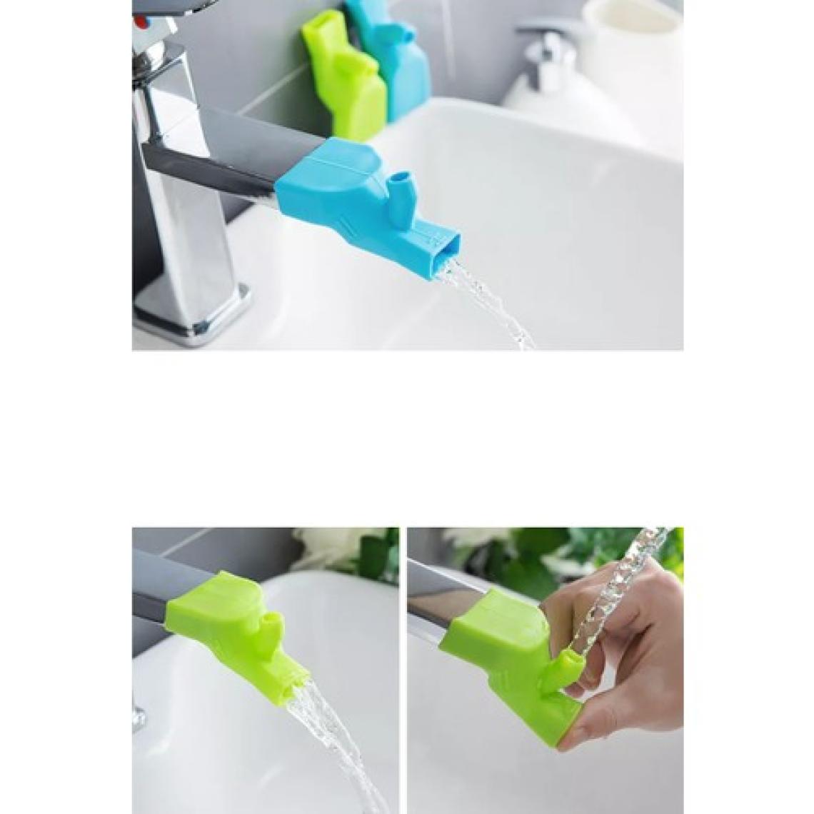 Kdot Silikon Musluk Uzatıcı Mini Fıskiye Mavi